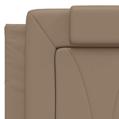 vidaXL Kopfteil-Kissen "Viana" Cappuccino-Braun 120 cm Kunstleder