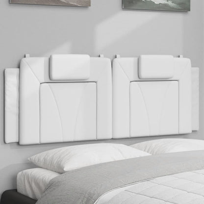 vidaXL Kopfteil-Kissen "Viana" Weiß 140 cm Kunstleder