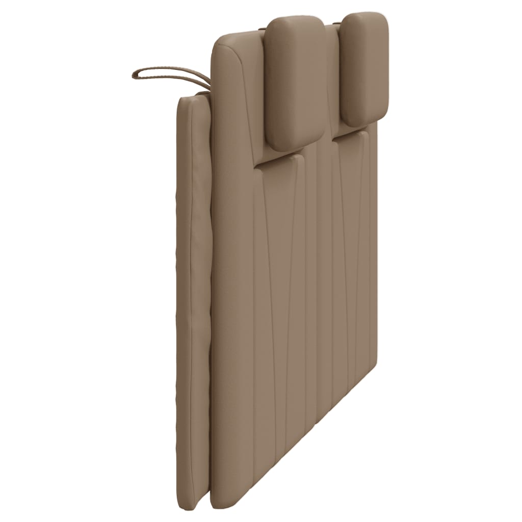 vidaXL Kopfteil-Kissen "Viana" Cappuccino-Braun 140 cm Kunstleder