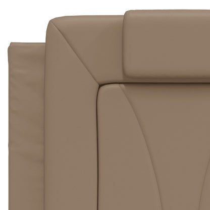 vidaXL Kopfteil-Kissen "Viana" Cappuccino-Braun 140 cm Kunstleder