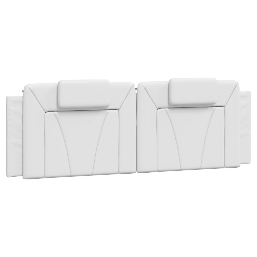 vidaXL Kopfteil-Kissen "Viana" Weiß 160 cm Kunstleder