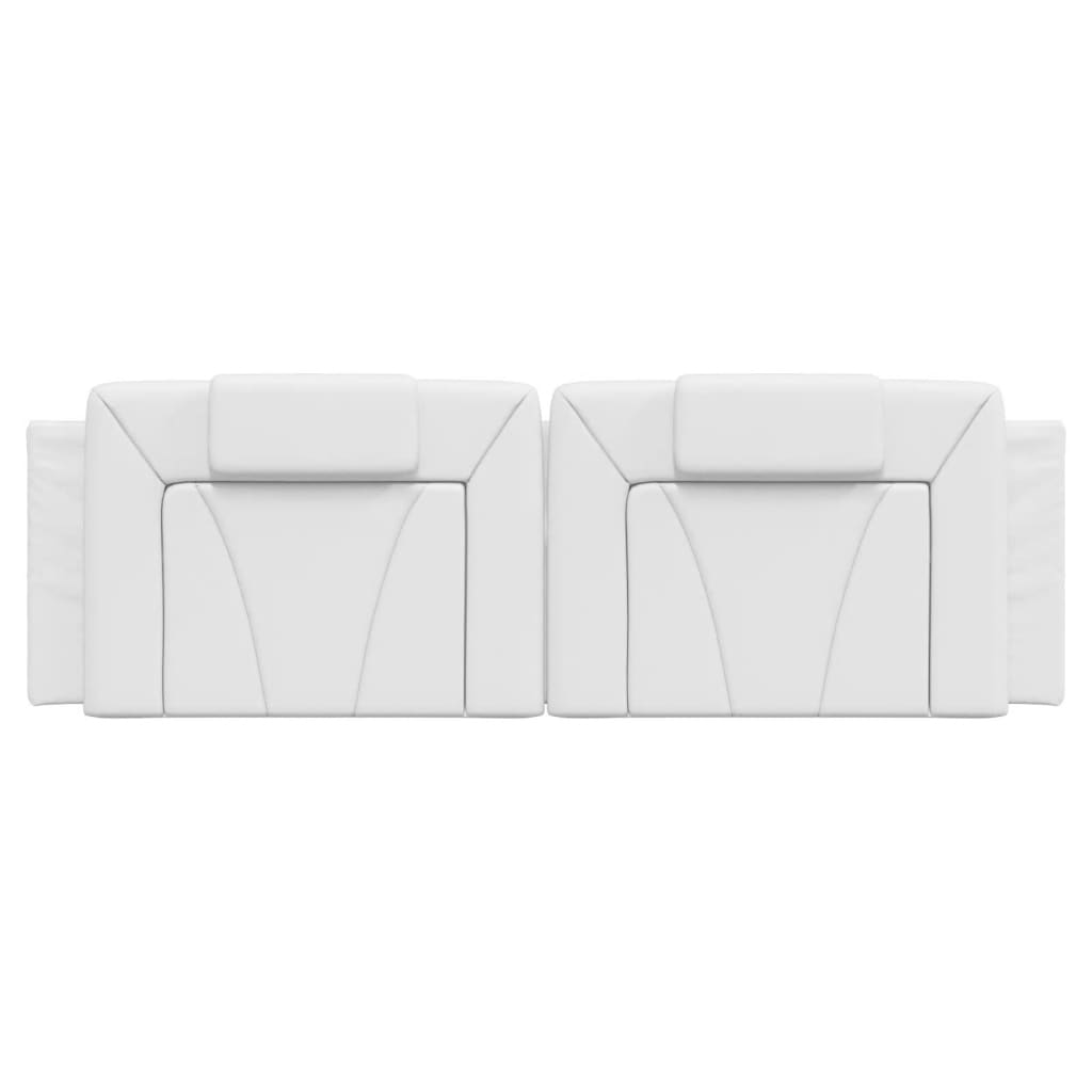 vidaXL Kopfteil-Kissen "Viana" Weiß 160 cm Kunstleder