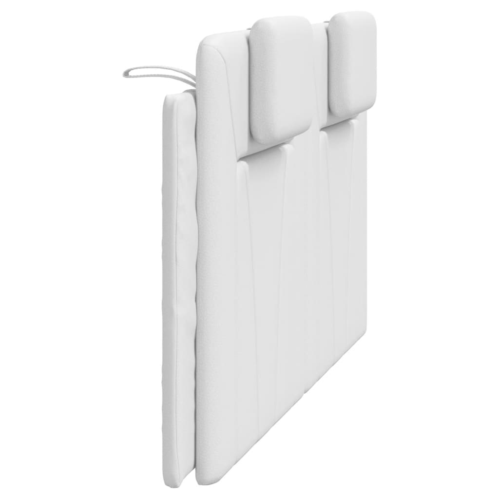 vidaXL Kopfteil-Kissen "Viana" Weiß 160 cm Kunstleder