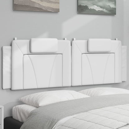 vidaXL Kopfteil-Kissen "Viana" Weiß 160 cm Kunstleder