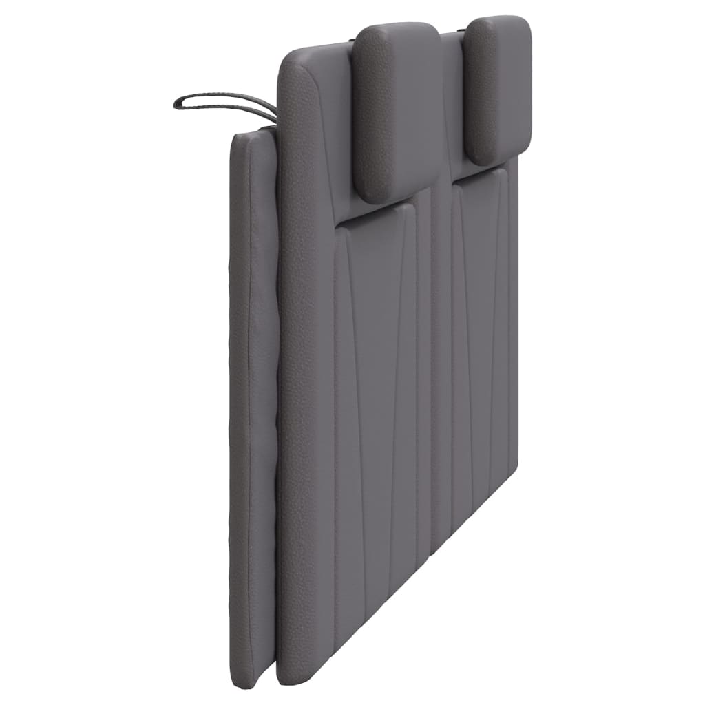 vidaXL Kopfteil-Kissen "Viana" Grau 160 cm Kunstleder