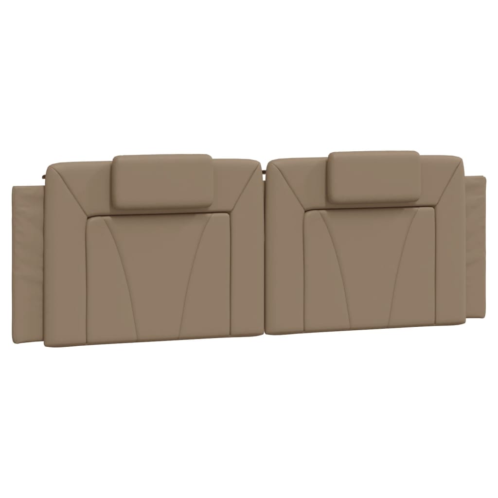 vidaXL Kopfteil-Kissen "Viana" Cappuccino-Braun 160 cm Kunstleder