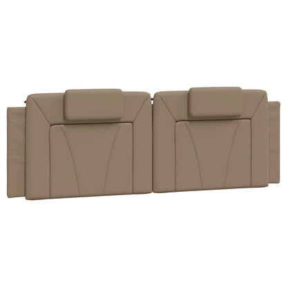 vidaXL Kopfteil-Kissen "Viana" Cappuccino-Braun 160 cm Kunstleder