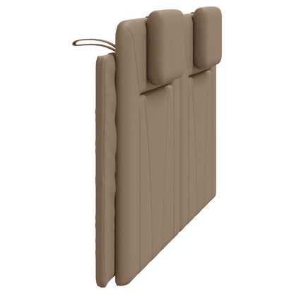 vidaXL Kopfteil-Kissen "Viana" Cappuccino-Braun 160 cm Kunstleder