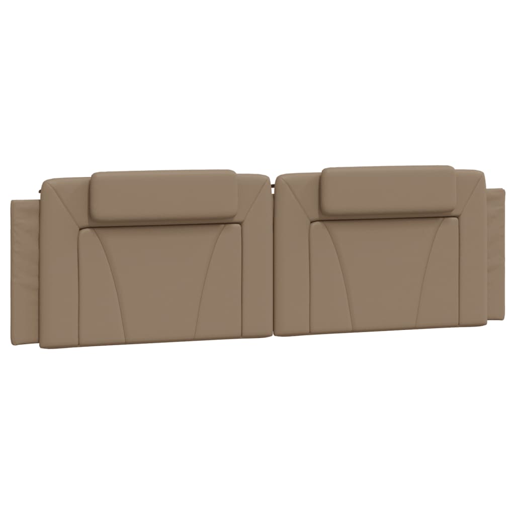 vidaXL Kopfteil-Kissen "Viana" Cappuccino-Braun 180 cm Kunstleder