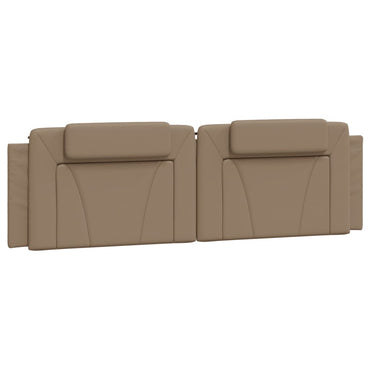 vidaXL Kopfteil-Kissen "Viana" Cappuccino-Braun 180 cm Kunstleder