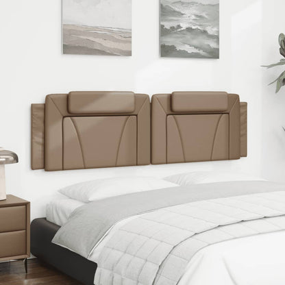vidaXL Kopfteil-Kissen "Viana" Cappuccino-Braun 180 cm Kunstleder
