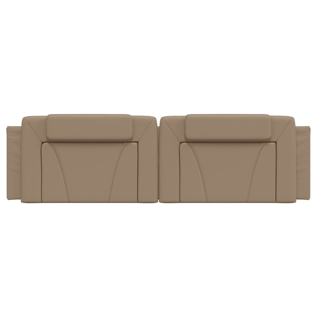 vidaXL Kopfteil-Kissen "Viana" Cappuccino-Braun 180 cm Kunstleder