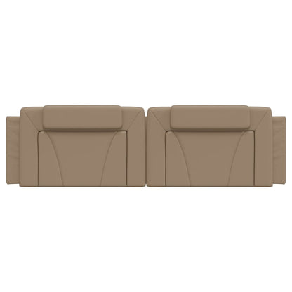 vidaXL Kopfteil-Kissen "Viana" Cappuccino-Braun 180 cm Kunstleder