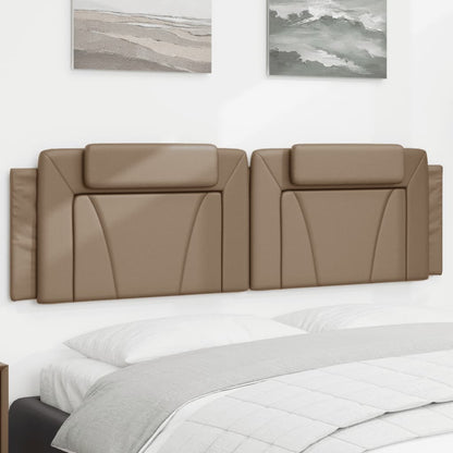 vidaXL Kopfteil-Kissen "Viana" Cappuccino-Braun 180 cm Kunstleder