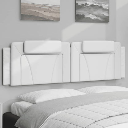 vidaXL Kopfteil-Kissen "Viana" Weiß 183 cm Kunstleder