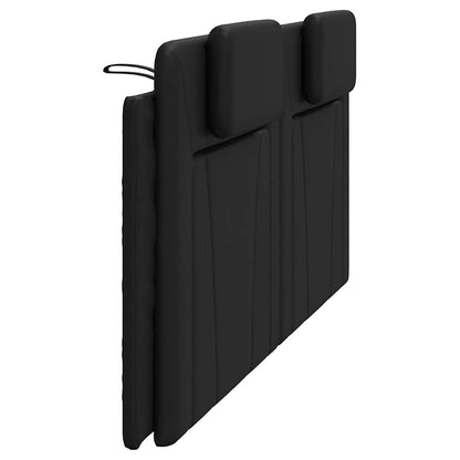 vidaXL Kopfteil-Kissen "Viana" Schwarz 200 cm Kunstleder