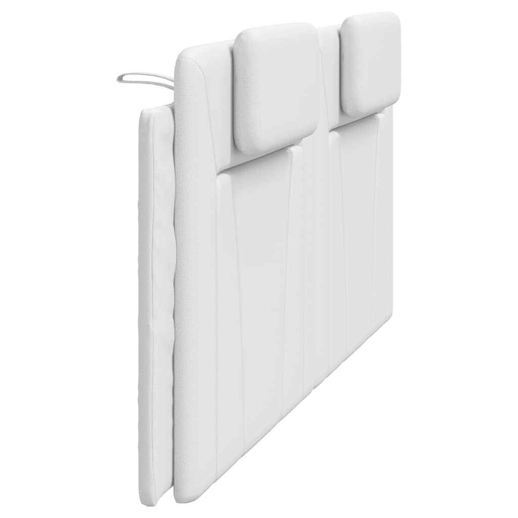 vidaXL Kopfteil-Kissen "Viana" Weiß 200 cm Kunstleder