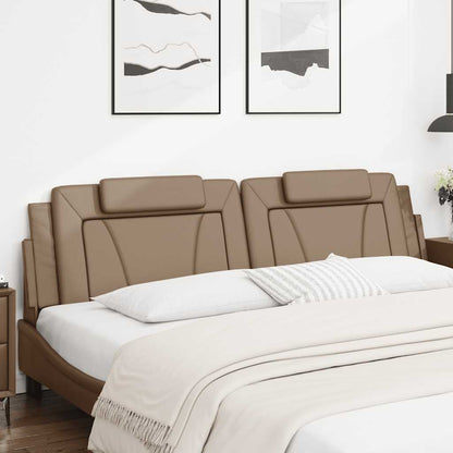 vidaXL Kopfteil-Kissen "Viana" Cappuccino-Braun 200 cm Kunstleder