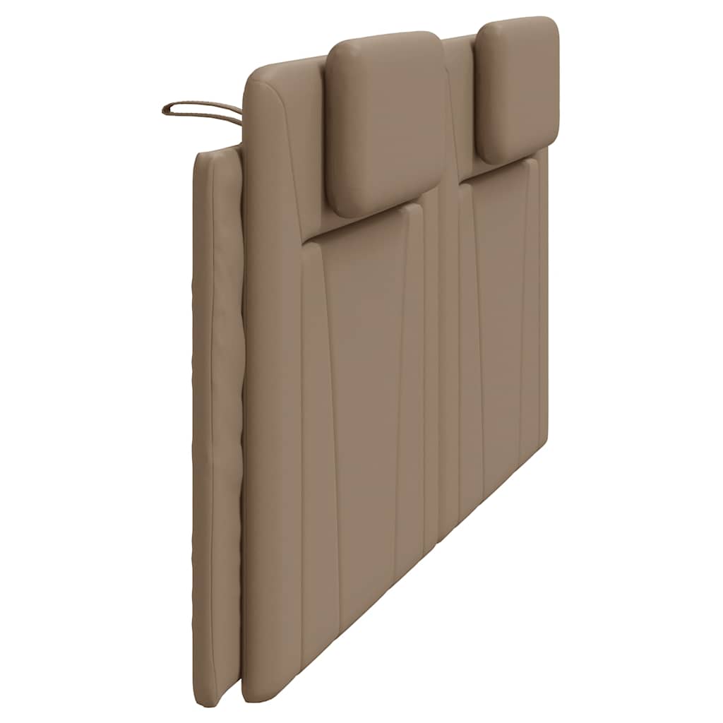 vidaXL Kopfteil-Kissen "Viana" Cappuccino-Braun 200 cm Kunstleder