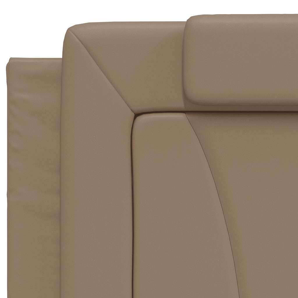 vidaXL Kopfteil-Kissen "Viana" Cappuccino-Braun 200 cm Kunstleder