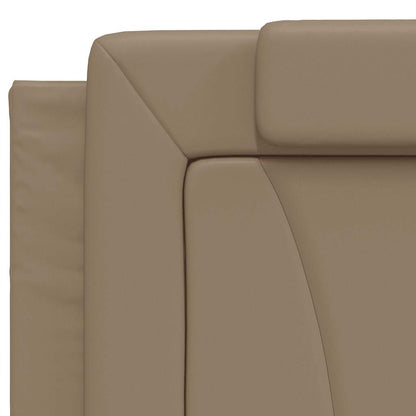 vidaXL Kopfteil-Kissen "Viana" Cappuccino-Braun 200 cm Kunstleder