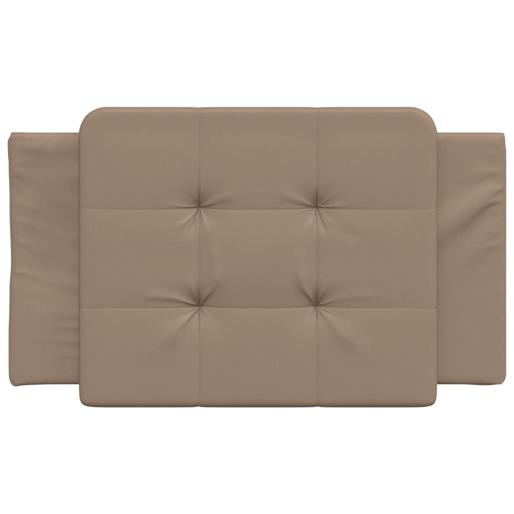 vidaXL Kopfteil-Kissen "Zadar" Cappuccino-Braun 80 cm Kunstleder