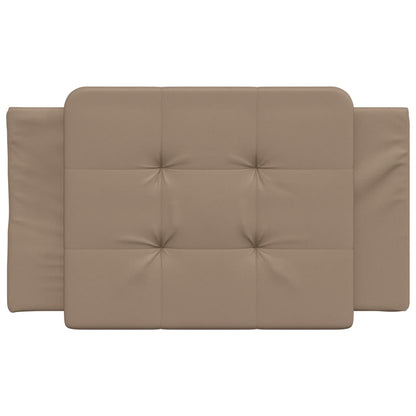 vidaXL Kopfteil-Kissen "Zadar" Cappuccino-Braun 80 cm Kunstleder