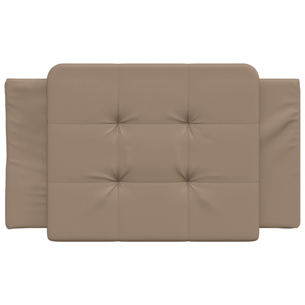 vidaXL Kopfteil-Kissen "Zadar" Cappuccino-Braun 90 cm Kunstleder