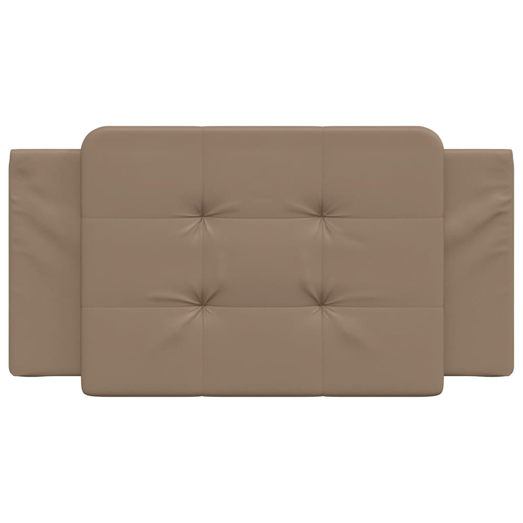 vidaXL Kopfteil-Kissen "Zadar" Cappuccino-Braun 100 cm Kunstleder