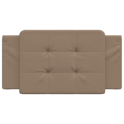vidaXL Kopfteil-Kissen "Zadar" Cappuccino-Braun 100 cm Kunstleder