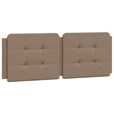 vidaXL Kopfteil-Kissen "Zadar" Cappuccino-Braun 120 cm Kunstleder
