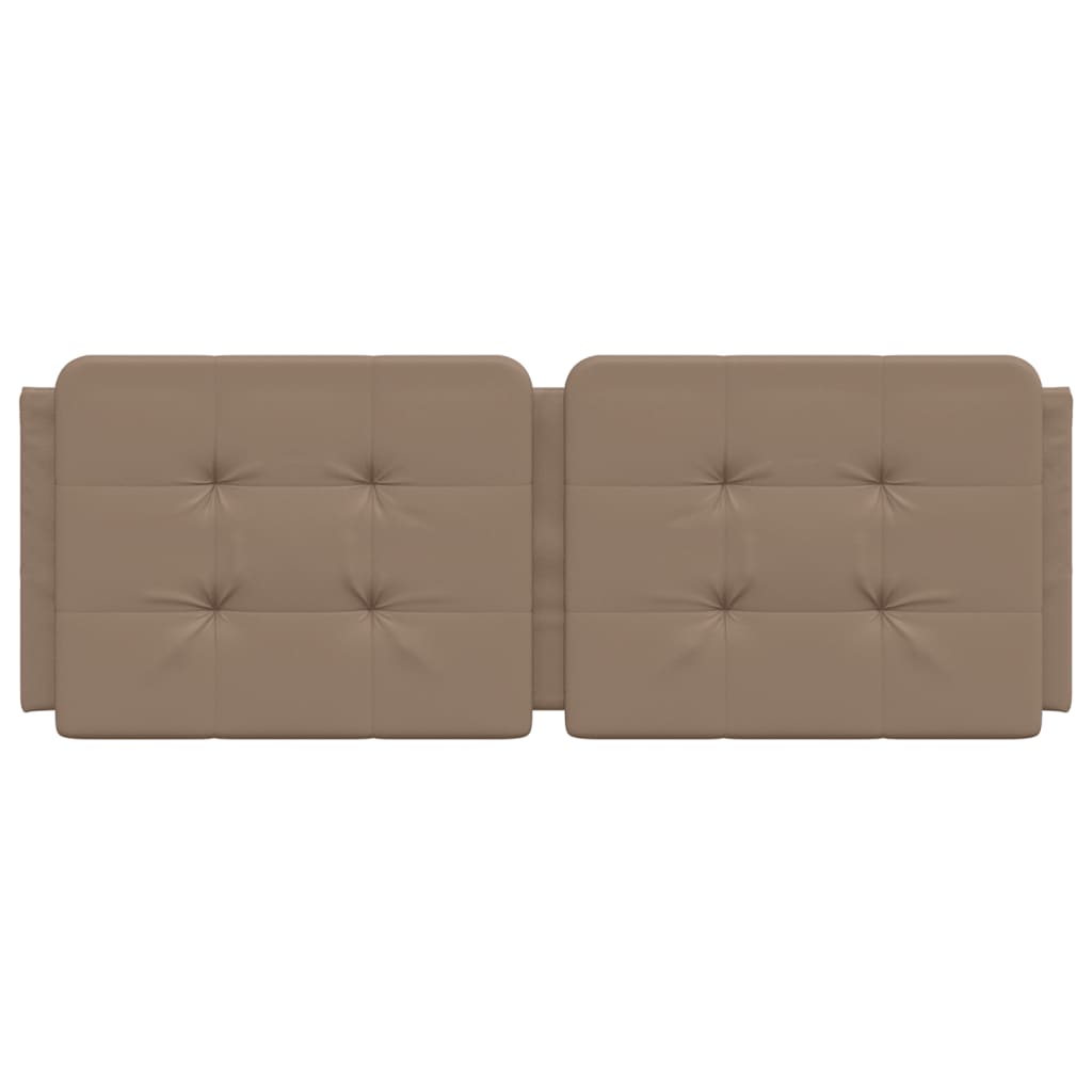 vidaXL Kopfteil-Kissen "Zadar" Cappuccino-Braun 120 cm Kunstleder