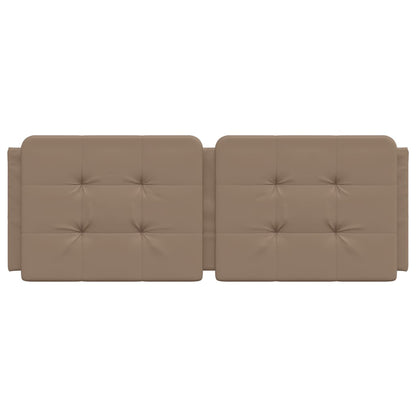 vidaXL Kopfteil-Kissen "Zadar" Cappuccino-Braun 120 cm Kunstleder