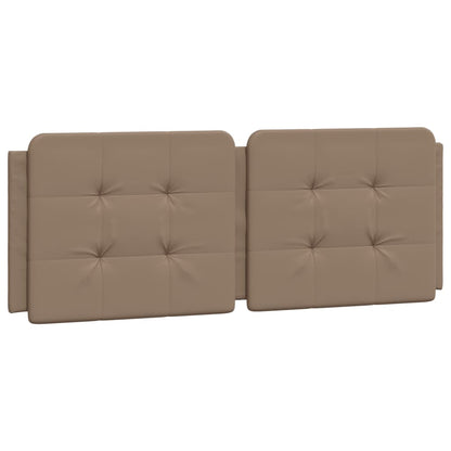 vidaXL Kopfteil-Kissen "Zadar" Cappuccino-Braun 140 cm Kunstleder