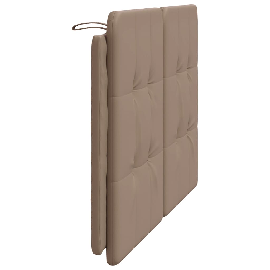 vidaXL Kopfteil-Kissen "Zadar" Cappuccino-Braun 140 cm Kunstleder