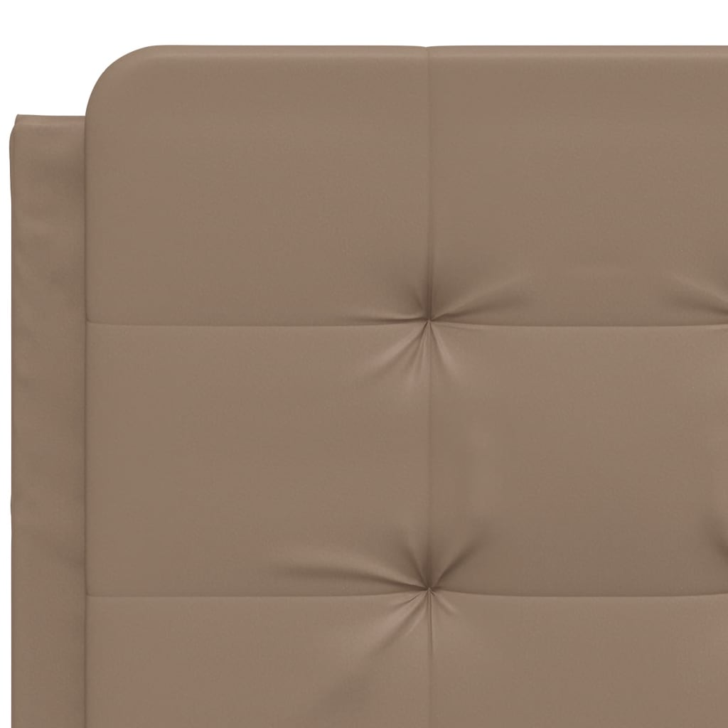 vidaXL Kopfteil-Kissen "Zadar" Cappuccino-Braun 140 cm Kunstleder