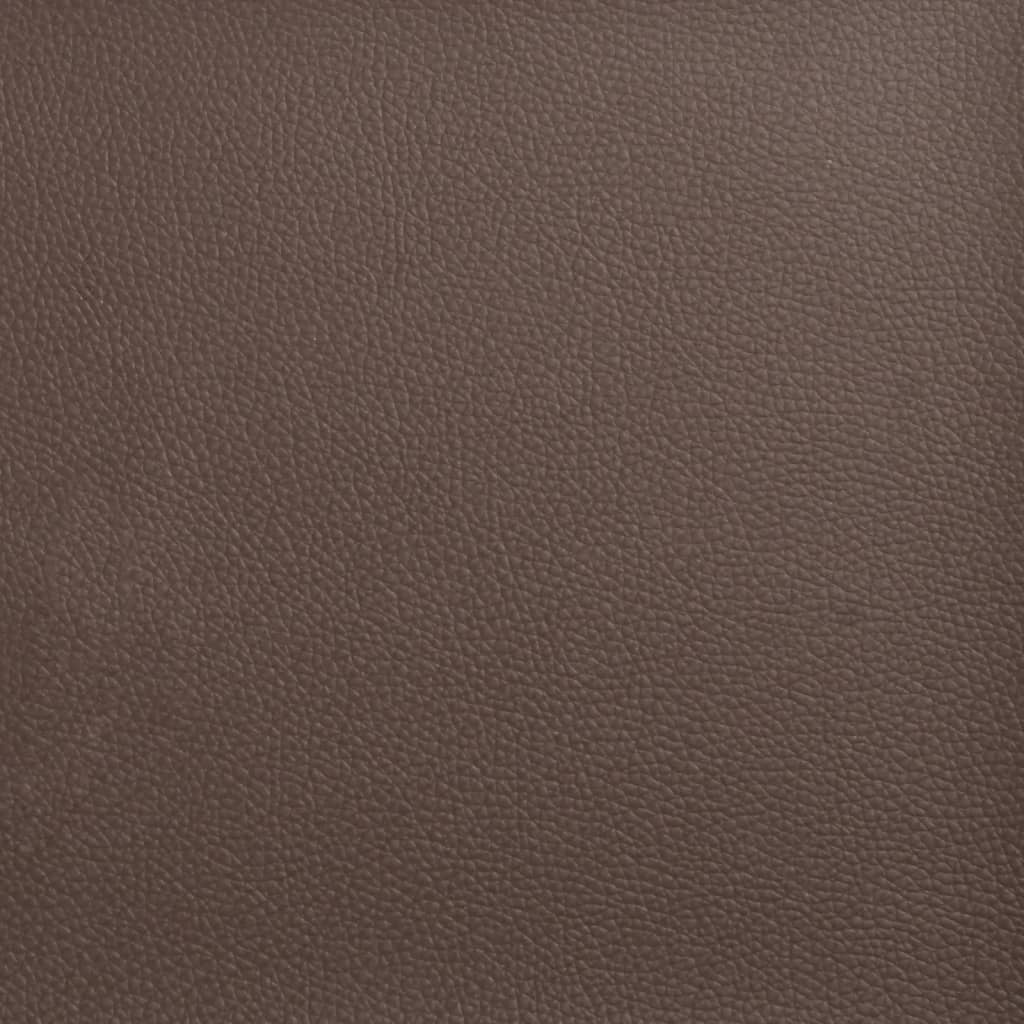 vidaXL Kopfteil-Kissen "Zadar" Braun 160 cm Kunstleder