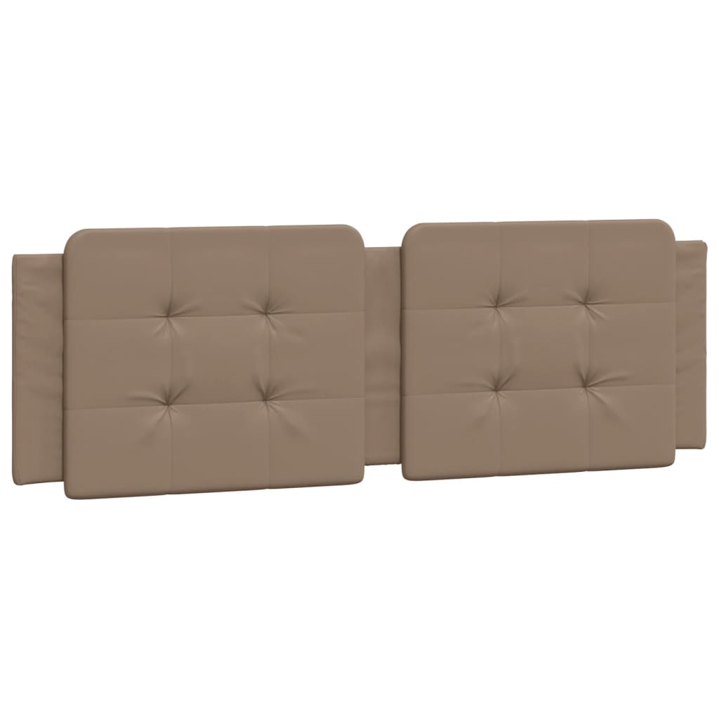 vidaXL Kopfteil-Kissen "Zadar" Cappuccino-Braun 160 cm Kunstleder