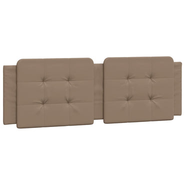 vidaXL Kopfteil-Kissen "Zadar" Cappuccino-Braun 160 cm Kunstleder