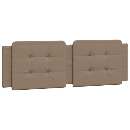 vidaXL Kopfteil-Kissen "Zadar" Cappuccino-Braun 160 cm Kunstleder