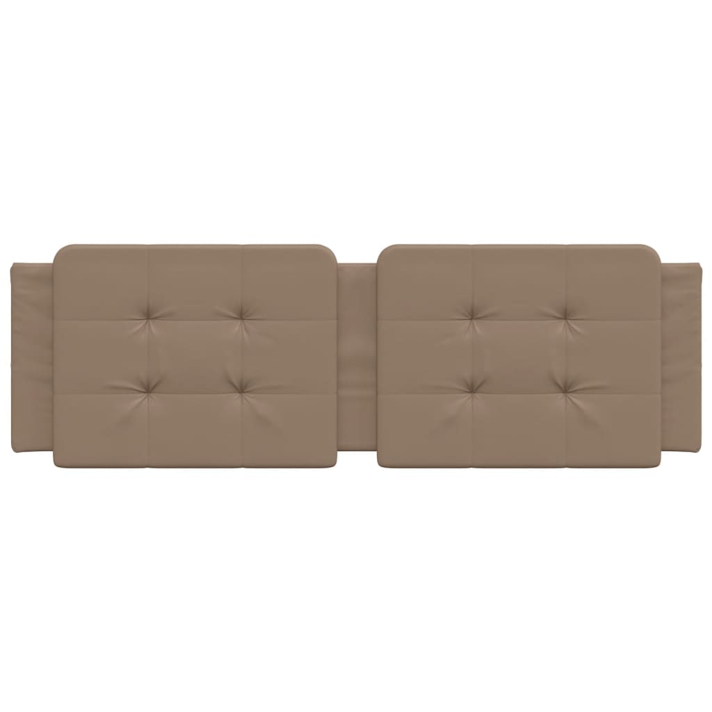 vidaXL Kopfteil-Kissen "Zadar" Cappuccino-Braun 160 cm Kunstleder