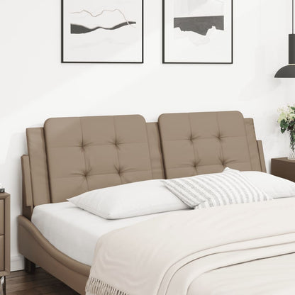 vidaXL Kopfteil-Kissen "Zadar" Cappuccino-Braun 160 cm Kunstleder