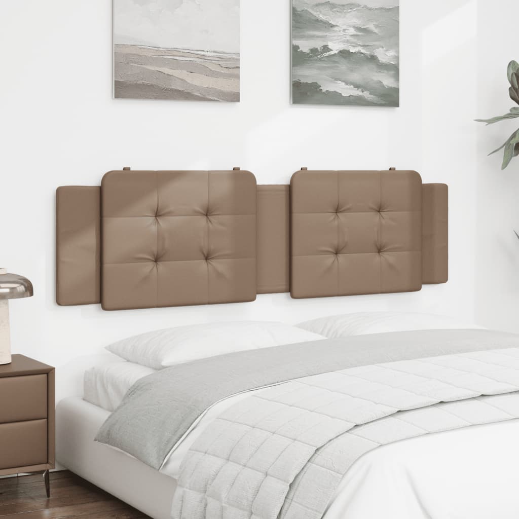 vidaXL Kopfteil-Kissen "Zadar" Cappuccino-Braun 180 cm Kunstleder