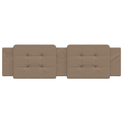 vidaXL Kopfteil-Kissen "Zadar" Cappuccino-Braun 180 cm Kunstleder