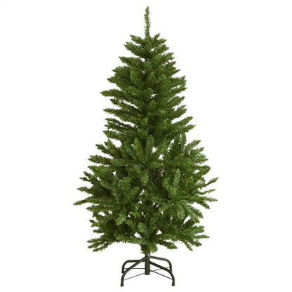 vidaXL Sapin de Noël Artificiel Pliable 150 LED & Boules 150 cm