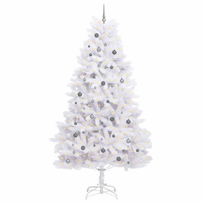 Künstlicher Weihnachtsbaum Weiß 138 x 138 x 300 cm