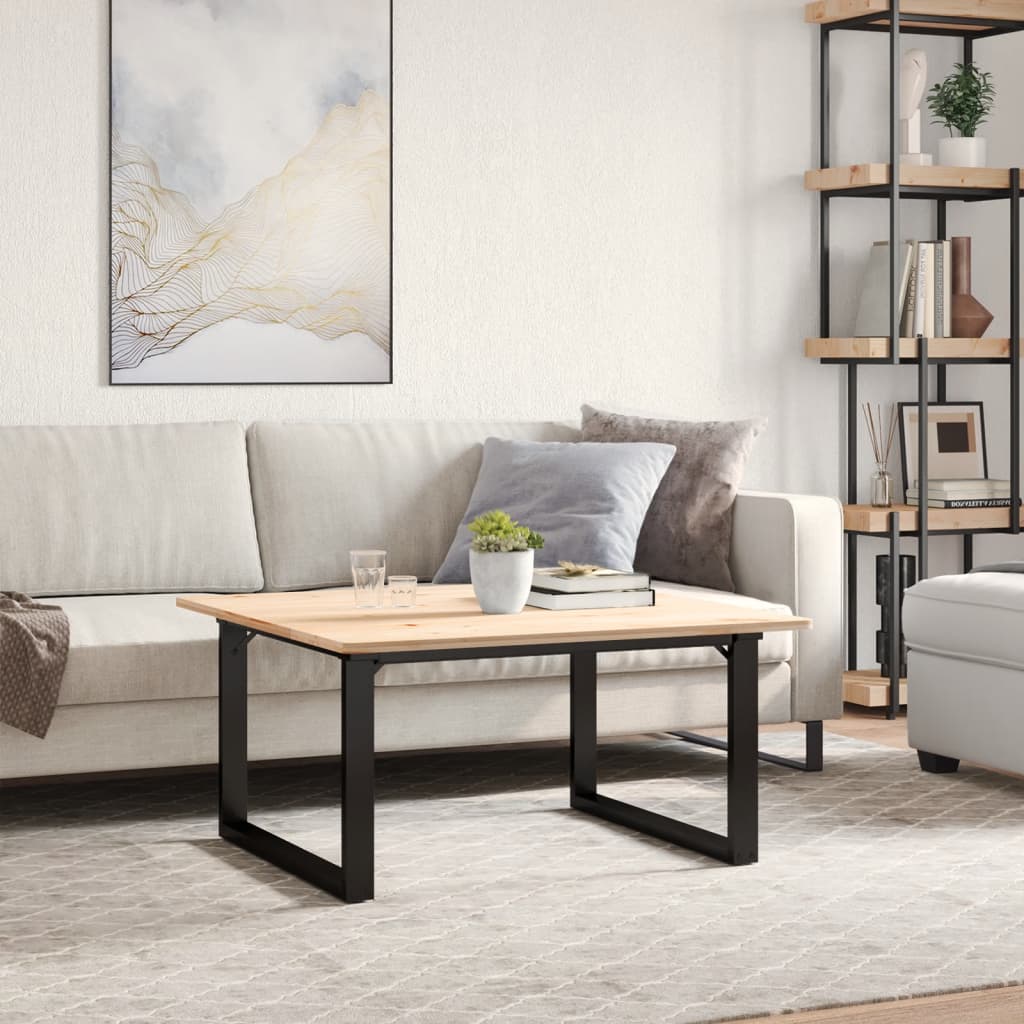 vidaXL Couchtischbeine O-Gestell 80x70x43 cm Stahl