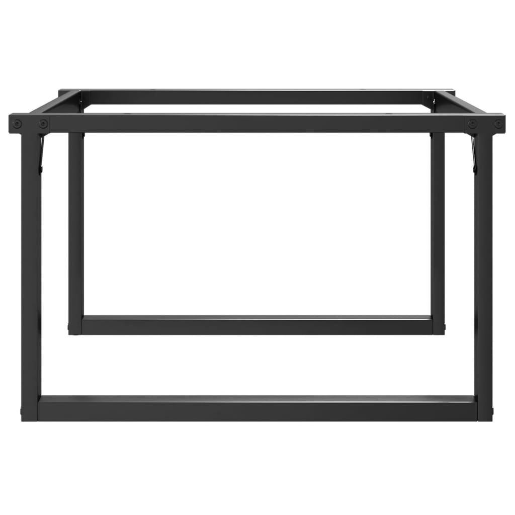 vidaXL Couchtischbeine O-Gestell 80x70x43 cm Stahl