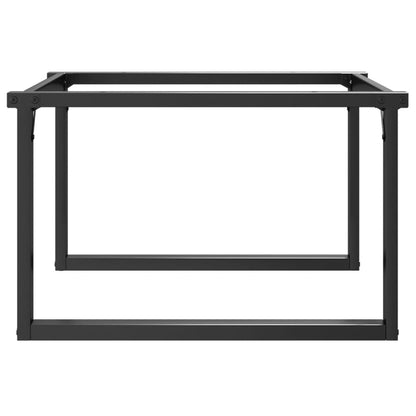 vidaXL Couchtischbeine O-Gestell 80x70x43 cm Stahl