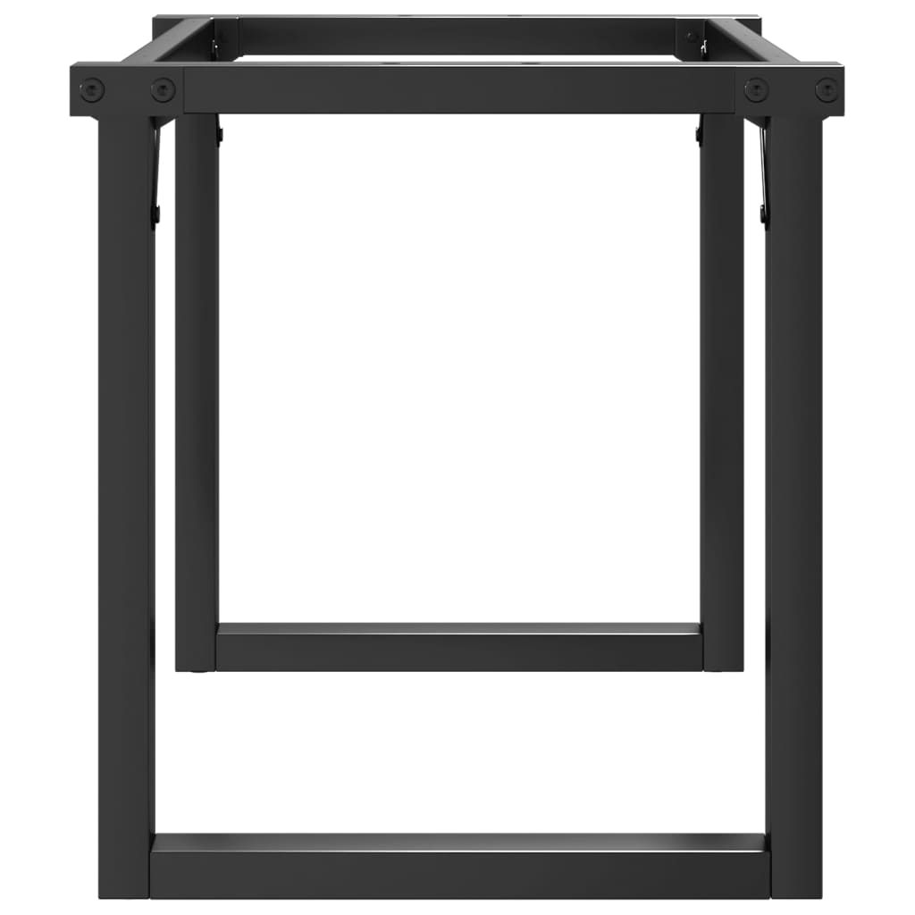vidaXL Couchtischbeine O-Gestell 80x40x43 cm Stahl